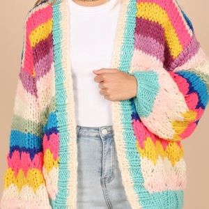 Petal and Pup NWT Jennifer chunky knit cardigan